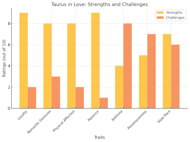 Taurus’ Strengths and Challenges in love